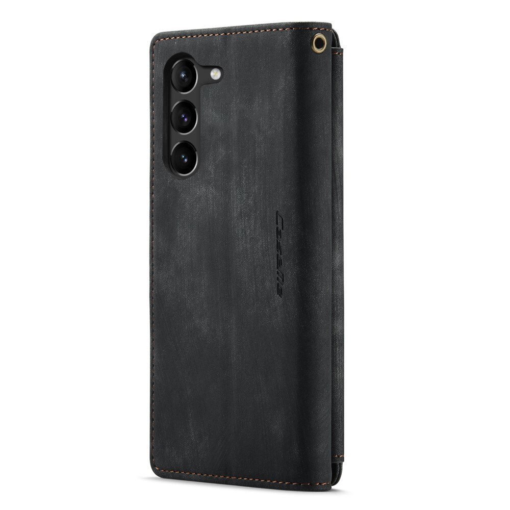 Zipper Wallet Samsung Galaxy S23 Plus Musta