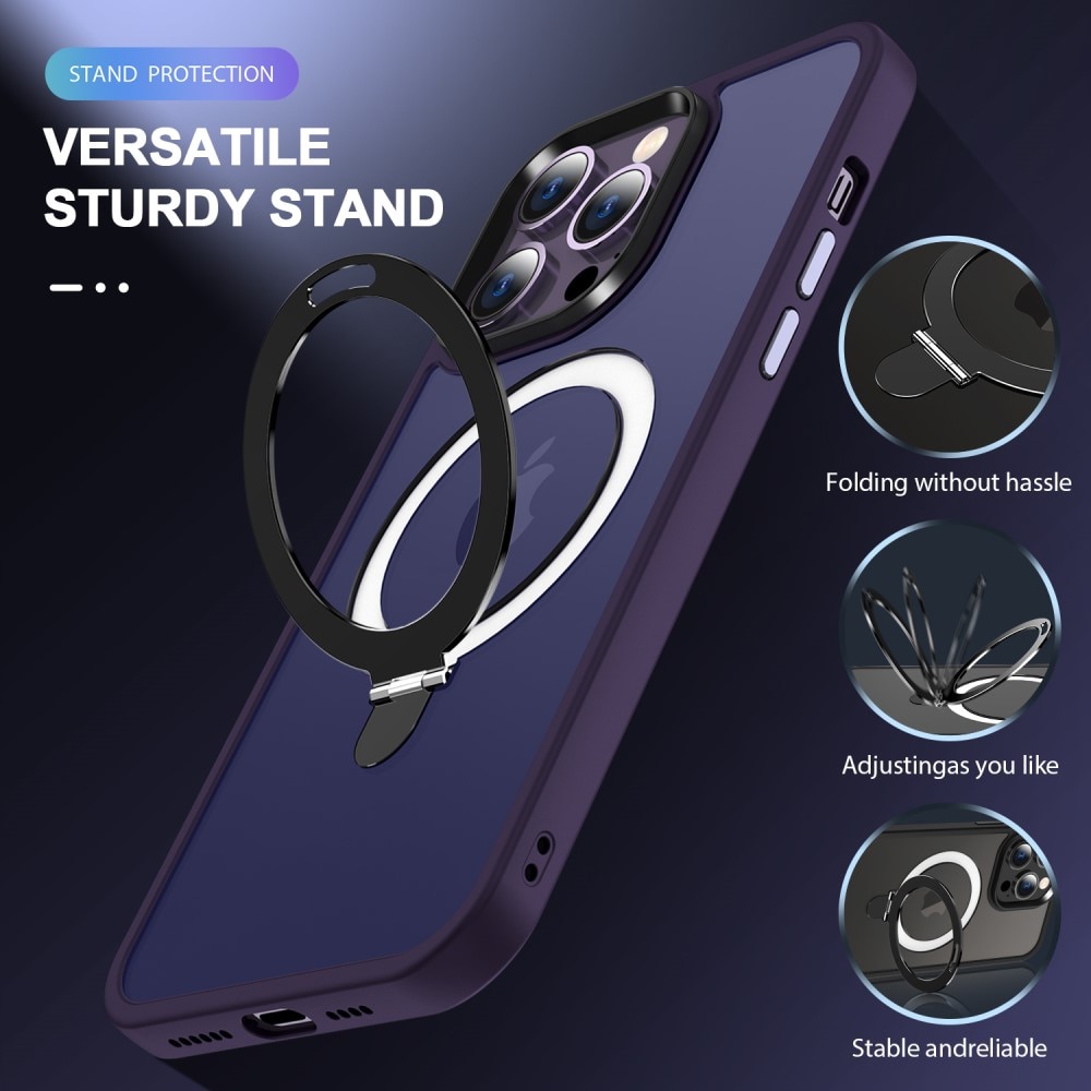 Hybridikuori MagSafe Ring iPhone 13 Pro Liila