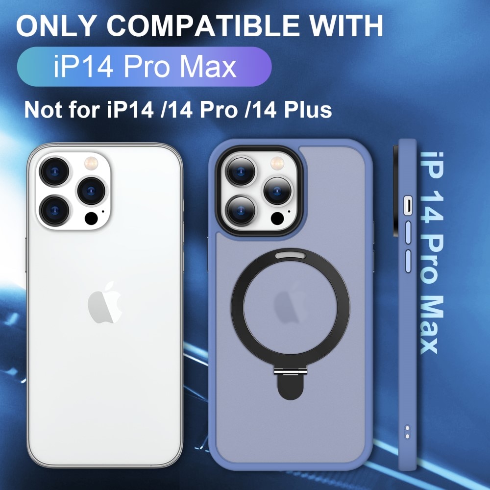 Hybridikuori MagSafe Ring iPhone 14 Pro Max sininen