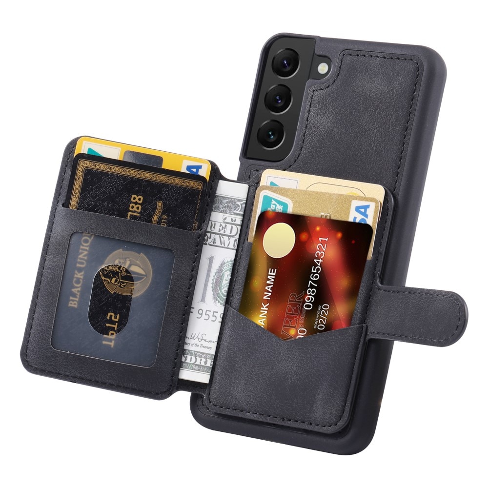 RFID blocking Multi-slot Kuori Samsung Galaxy S23 musta