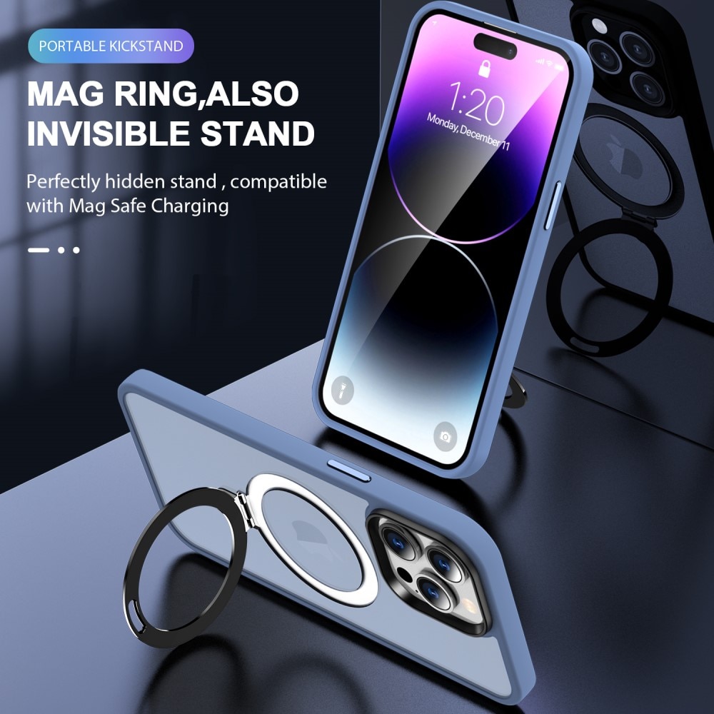 Hybridikuori MagSafe Ring iPhone 14 Pro sininen