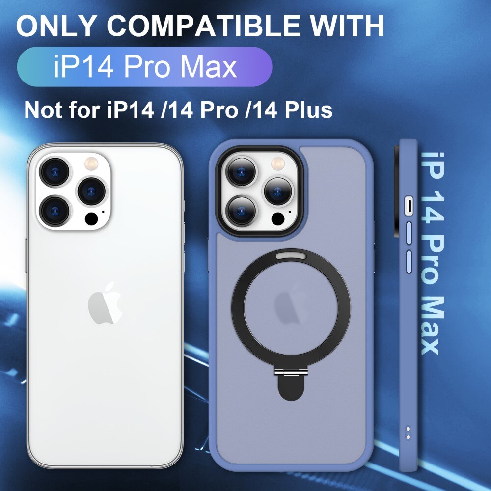 Hybridikuori MagSafe Ring iPhone 14 Pro Sininen