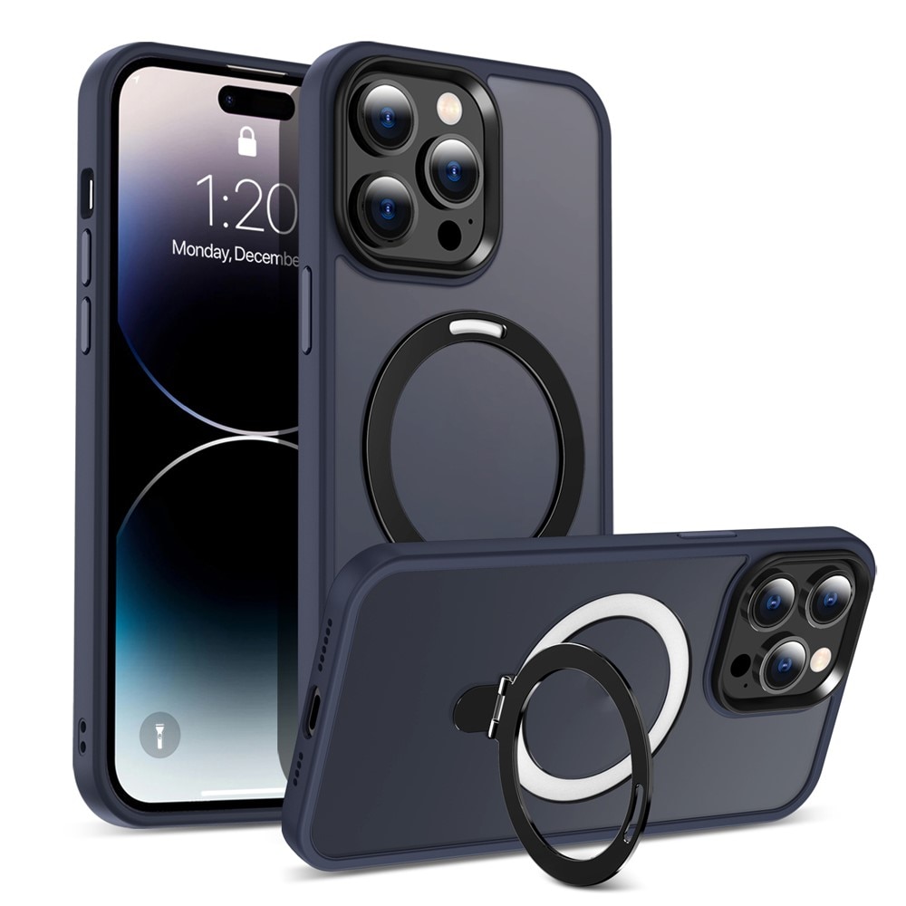 Hybridikuori Magnetic Ring iPhone 15 Pro Max Sininen