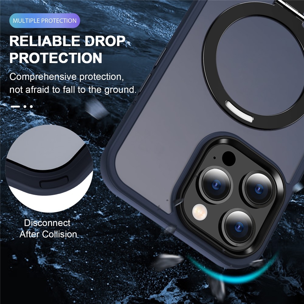 Hybridikuori Magnetic Ring iPhone 15 Pro Max Sininen