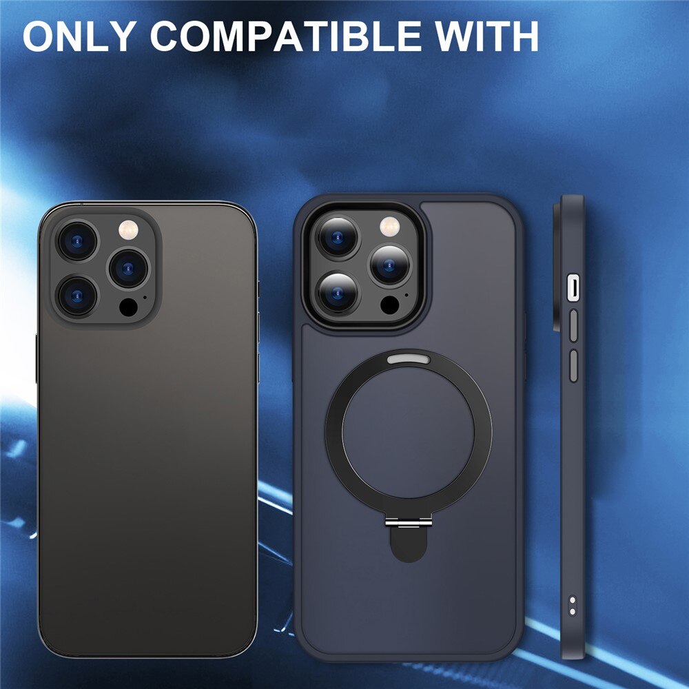 Hybridikuori Magnetic Ring iPhone 15 Pro Max Sininen