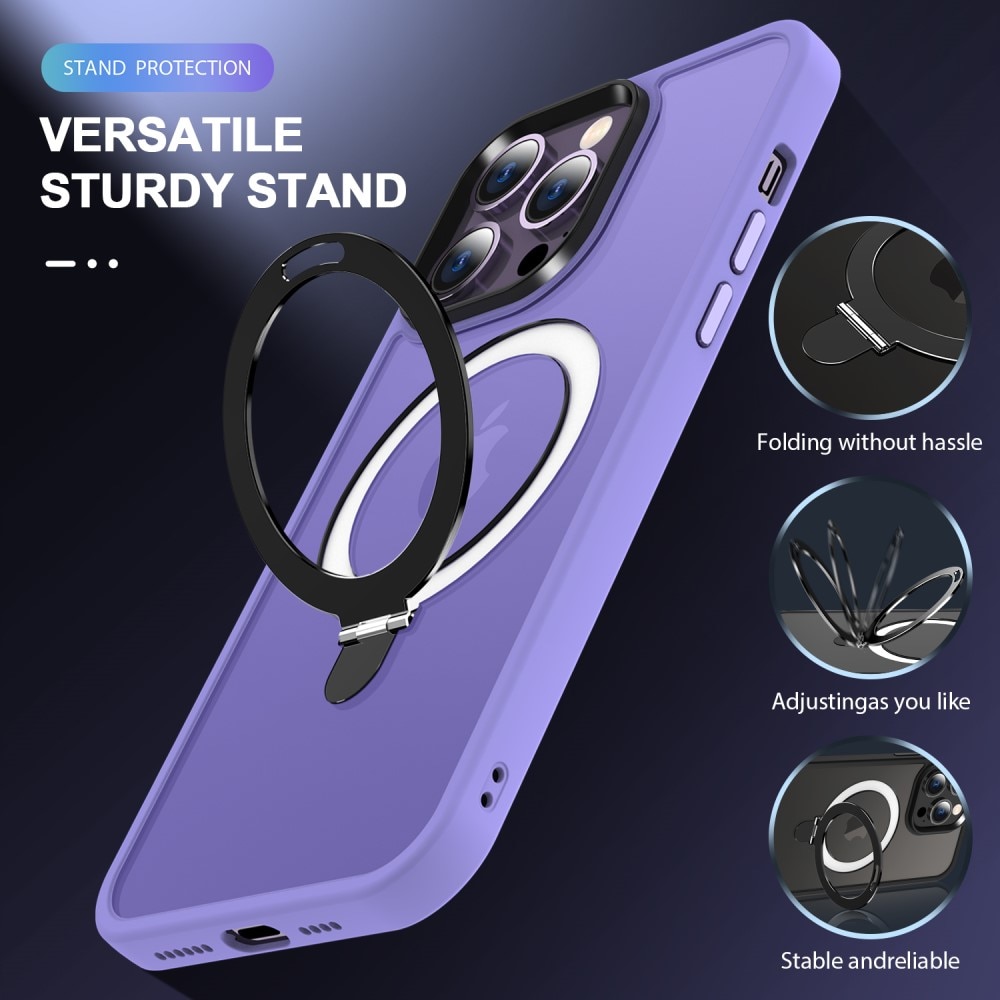 Hybridikuori MagSafe Ring iPhone 14 Pro laventeli