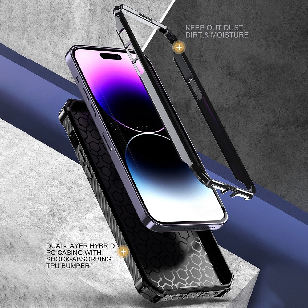 Hybridikuori Tech MagSafe Ring iPhone 14 Pro musta