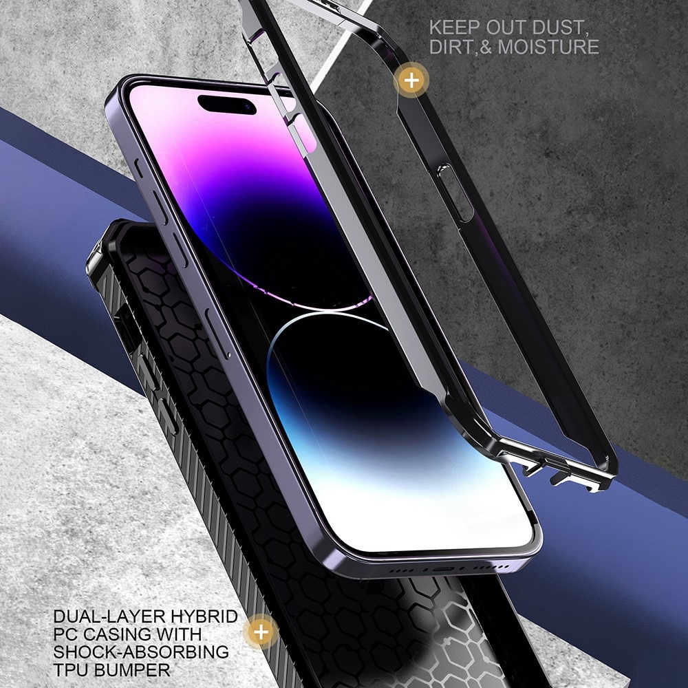 Hybridikuori Tech MagSafe Ring iPhone 13 Pro musta