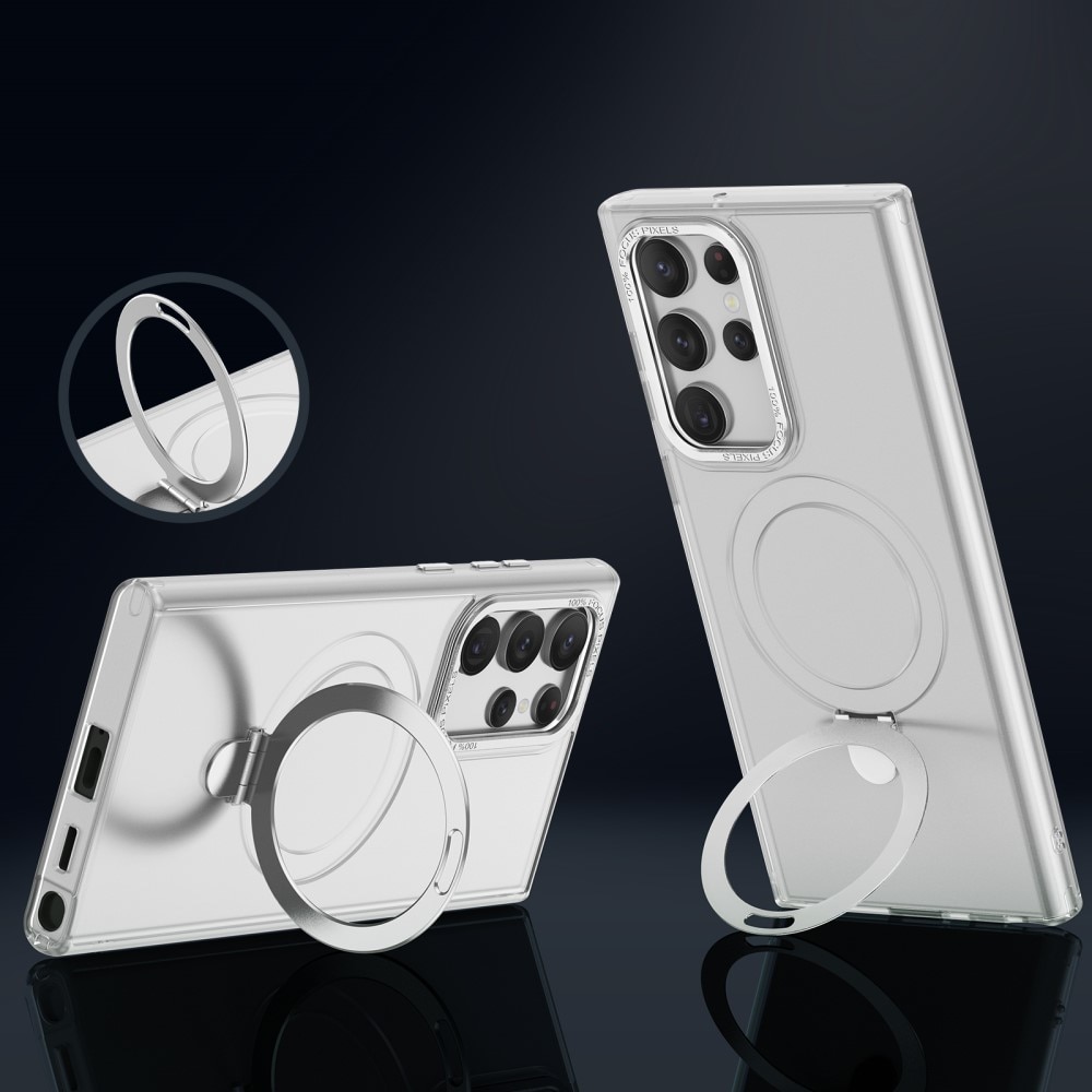 Hybridikuori MagSafe Ring Samsung Galaxy S23 Ultra Sininen