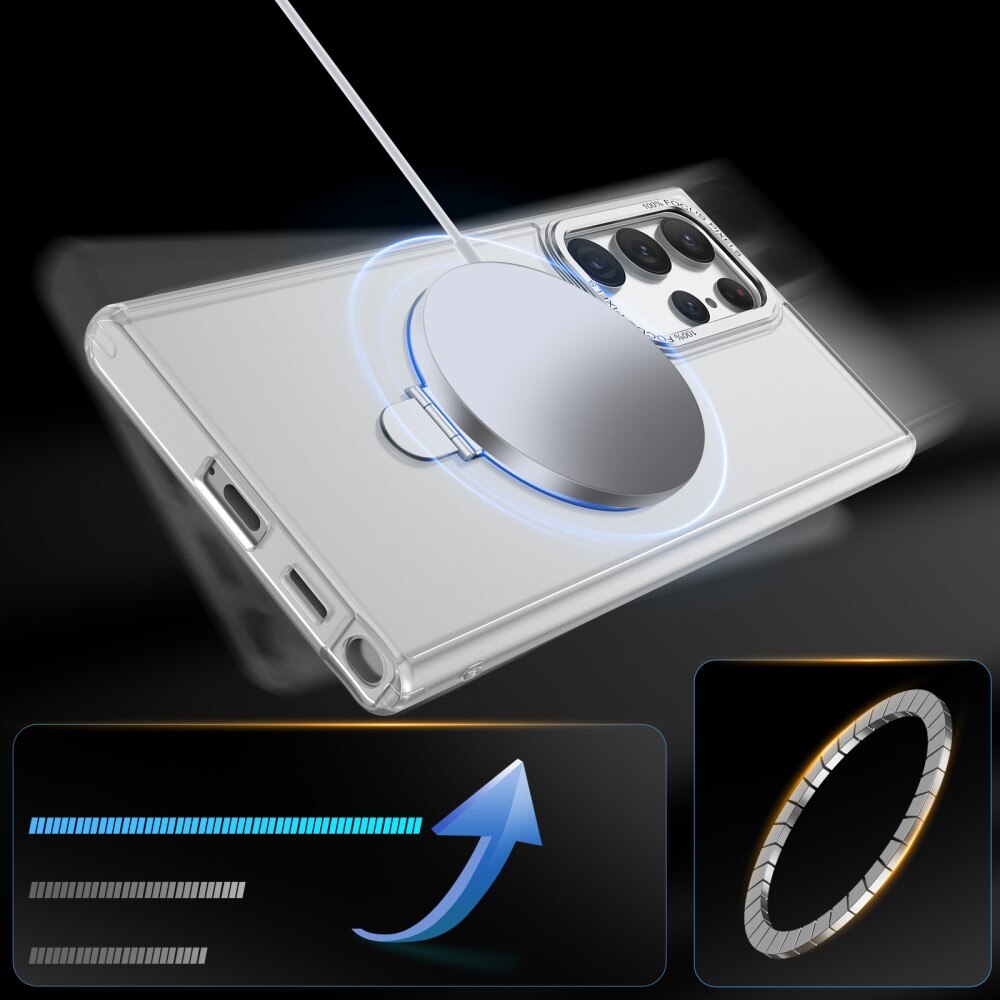 Hybridikuori MagSafe Ring Samsung Galaxy S23 Ultra Sininen