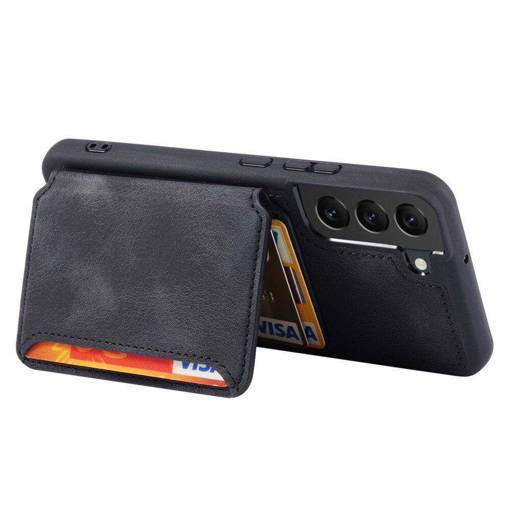 RFID blocking Multi-slot Kuori Samsung Galaxy S22 musta