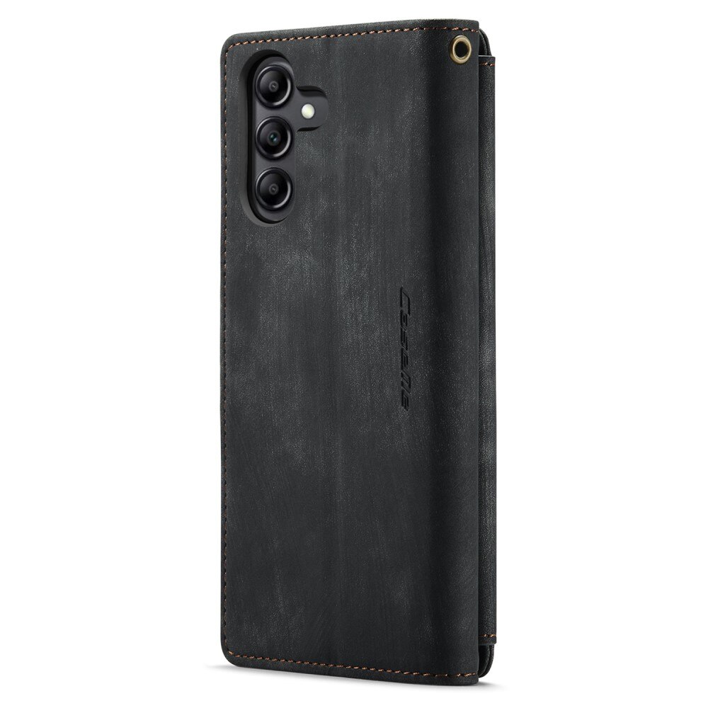 Zipper Wallet Samsung Galaxy A54 Musta