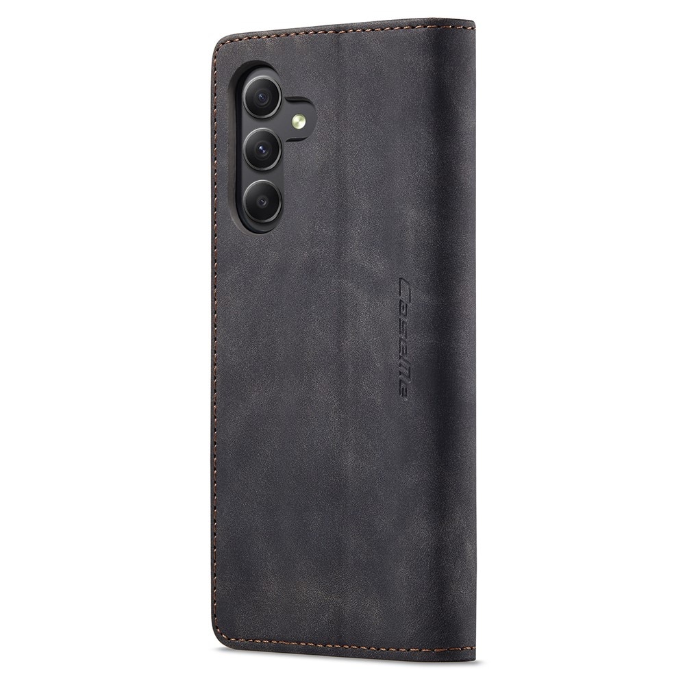Slim Lompakkokotelo Samsung Galaxy A24 Musta