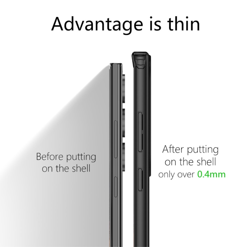 Hybridikuori Kevlar MagSafe Samsung Galaxy S23 Ultra hiilikuitu