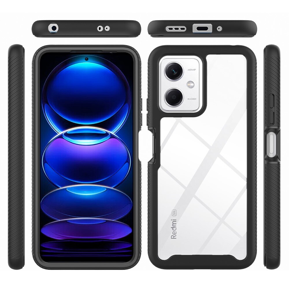 Full Protection Case Xiaomi Redmi Note 12 5G musta