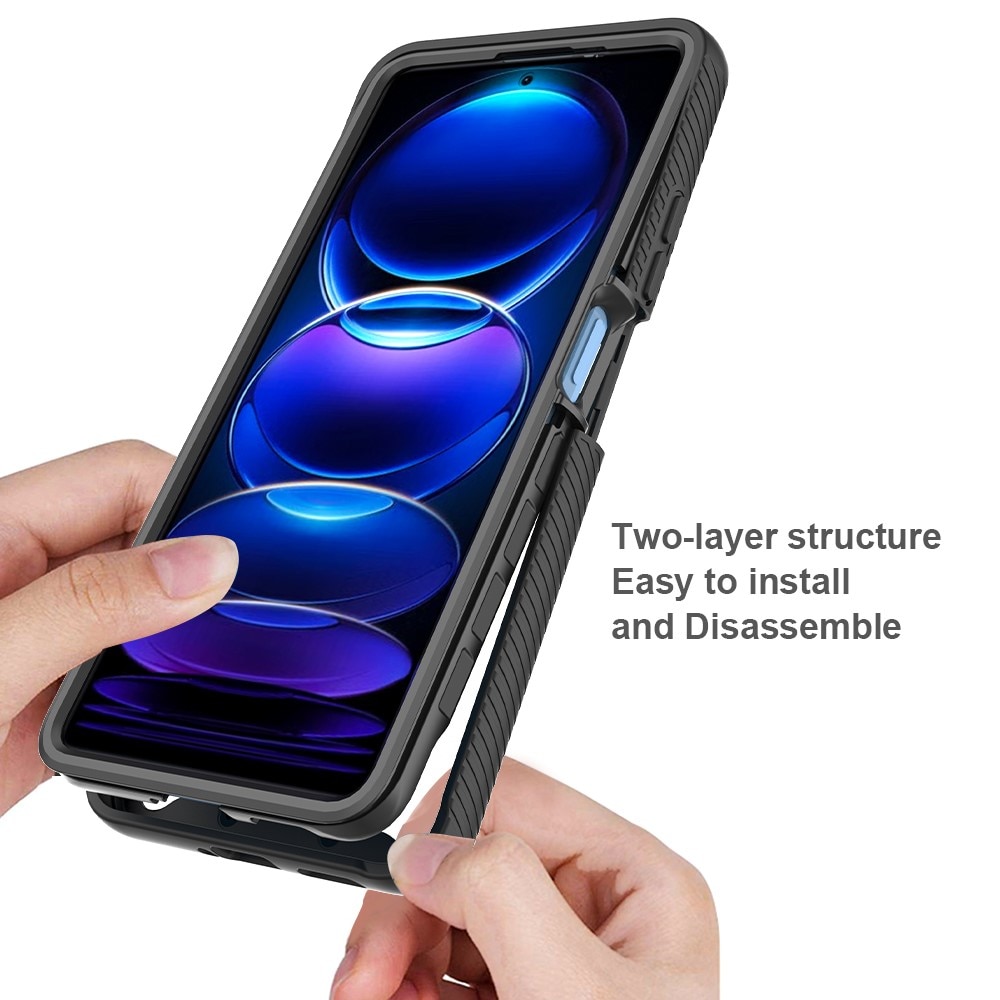 Full Protection Case Xiaomi Redmi Note 12 Pro Musta