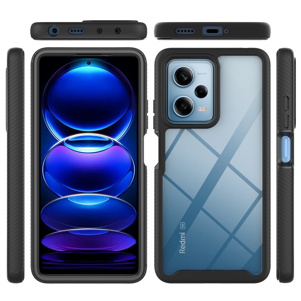 Full Protection Case Xiaomi Redmi Note 12 Pro 5G musta