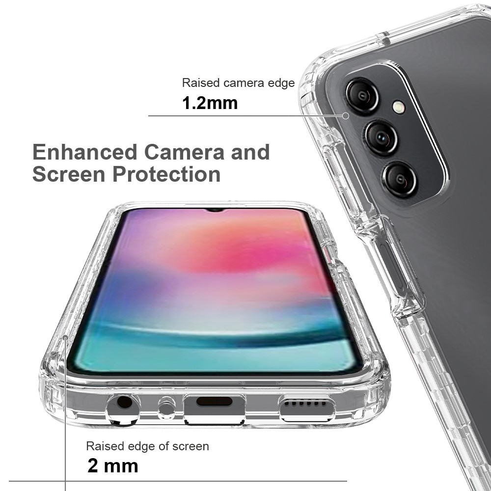 Full Protection Case Samsung Galaxy A24 kirkas