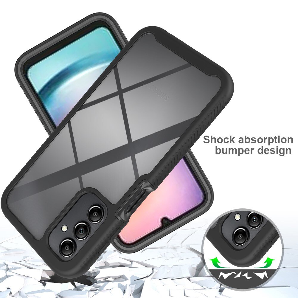 Full Protection Case Samsung Galaxy A24 Musta