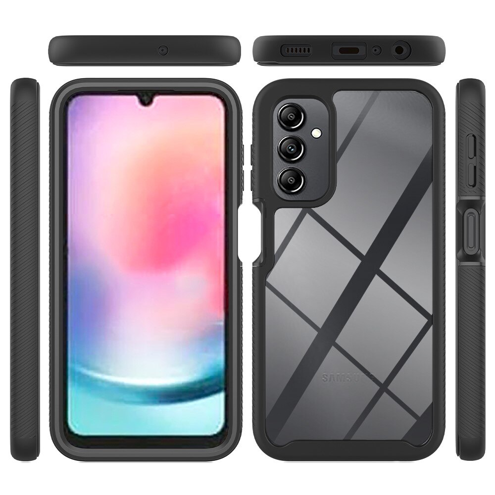 Full Protection Case Samsung Galaxy A24 Musta