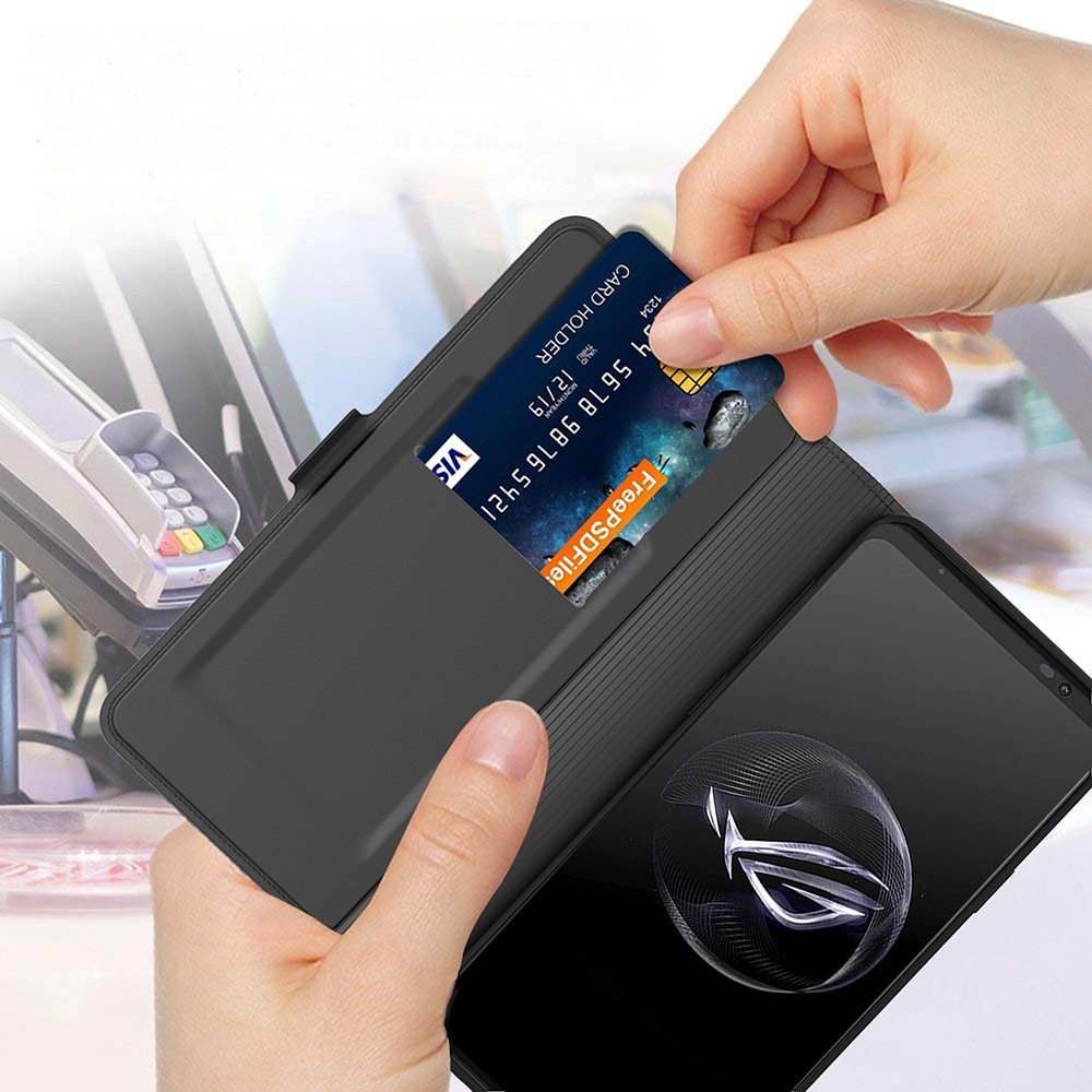 Slim Card Wallet Asus ROG Phone 7 musta