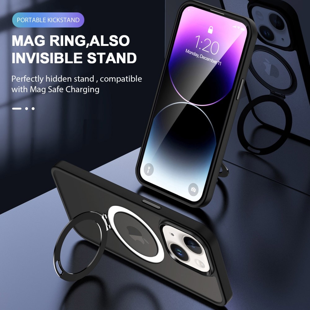 Hybridikuori MagSafe Ring iPhone 14 musta
