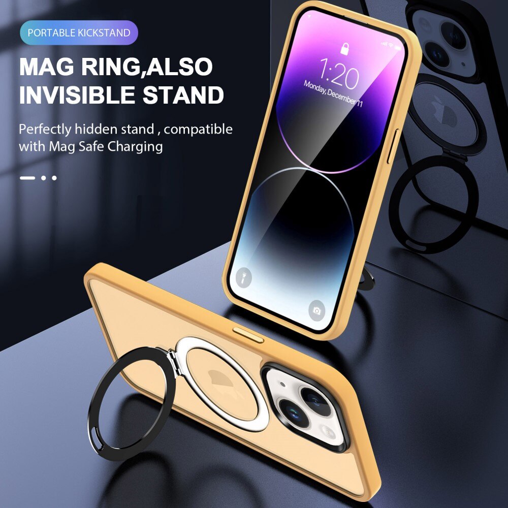 Hybridikuori MagSafe Ring iPhone 13 Oranssi