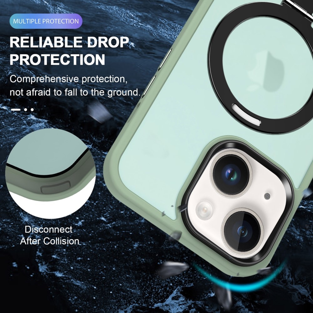 Hybridikuori Magnetic Ring iPhone 13 Vihreä