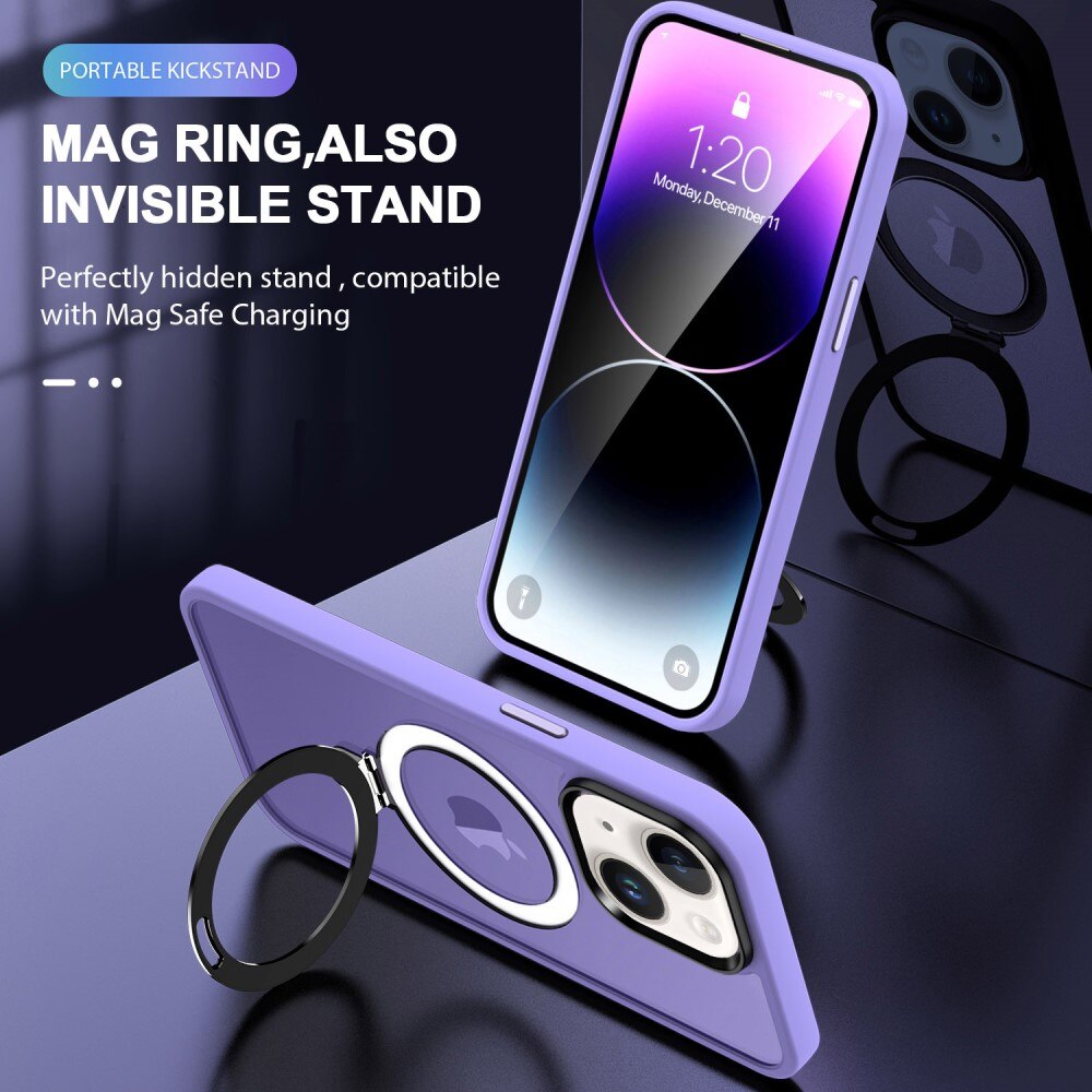 Hybridikuori MagSafe Ring iPhone 13 Liila