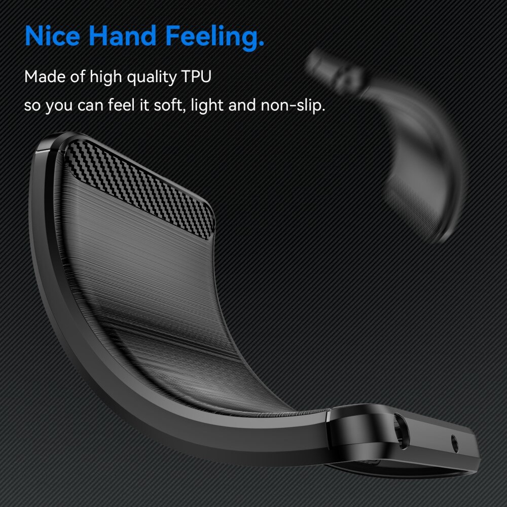 Honor Magic5 Pro Kuori TPU Brushed Musta