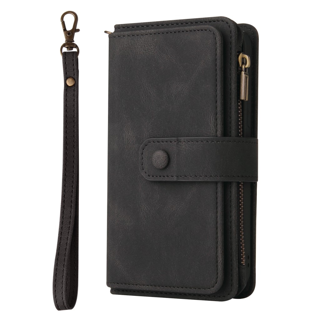 Leather Multi-Wallet Xiaomi Redmi Note 12 Pro 5G musta