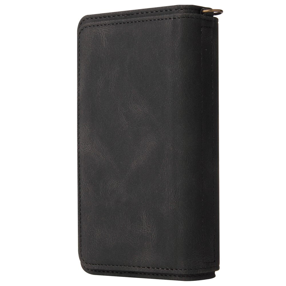 Leather Multi-Wallet Xiaomi Redmi Note 12 Pro 5G musta