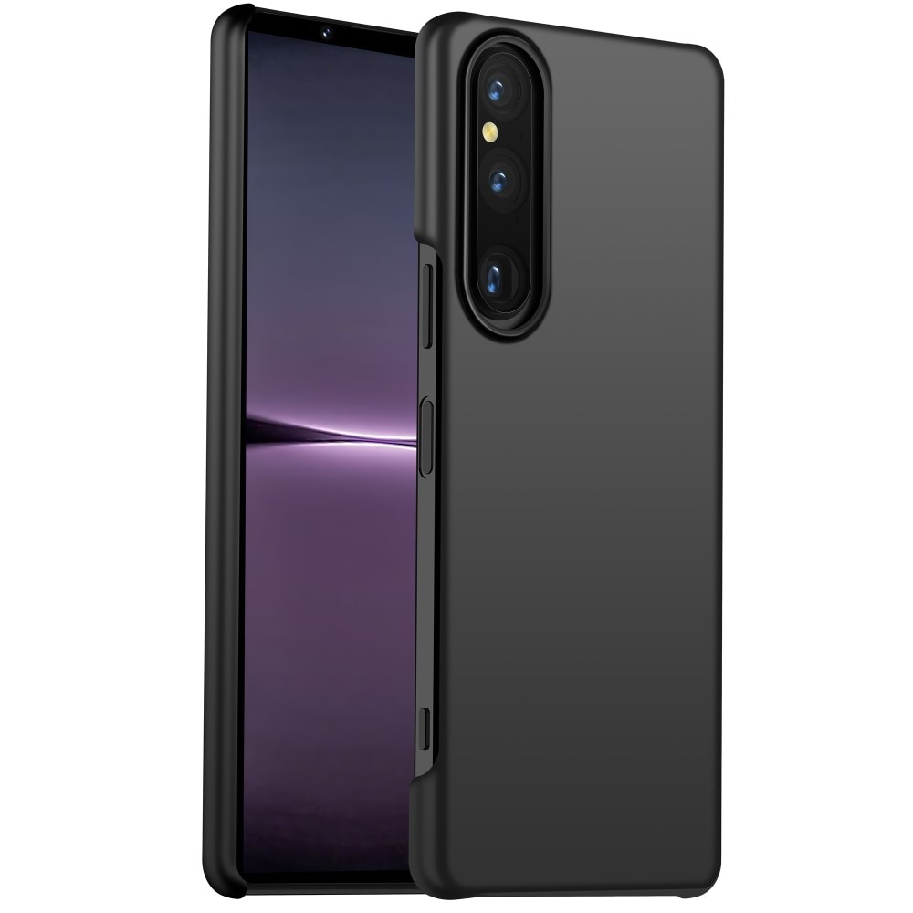 Hard Case Rubberized Sony Xperia 1 V musta