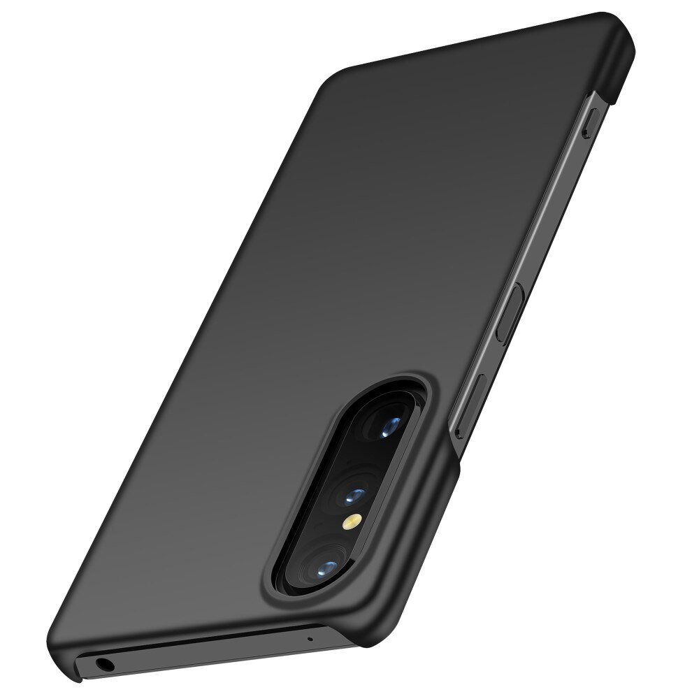 Hard Case Rubberized Sony Xperia 1 V musta