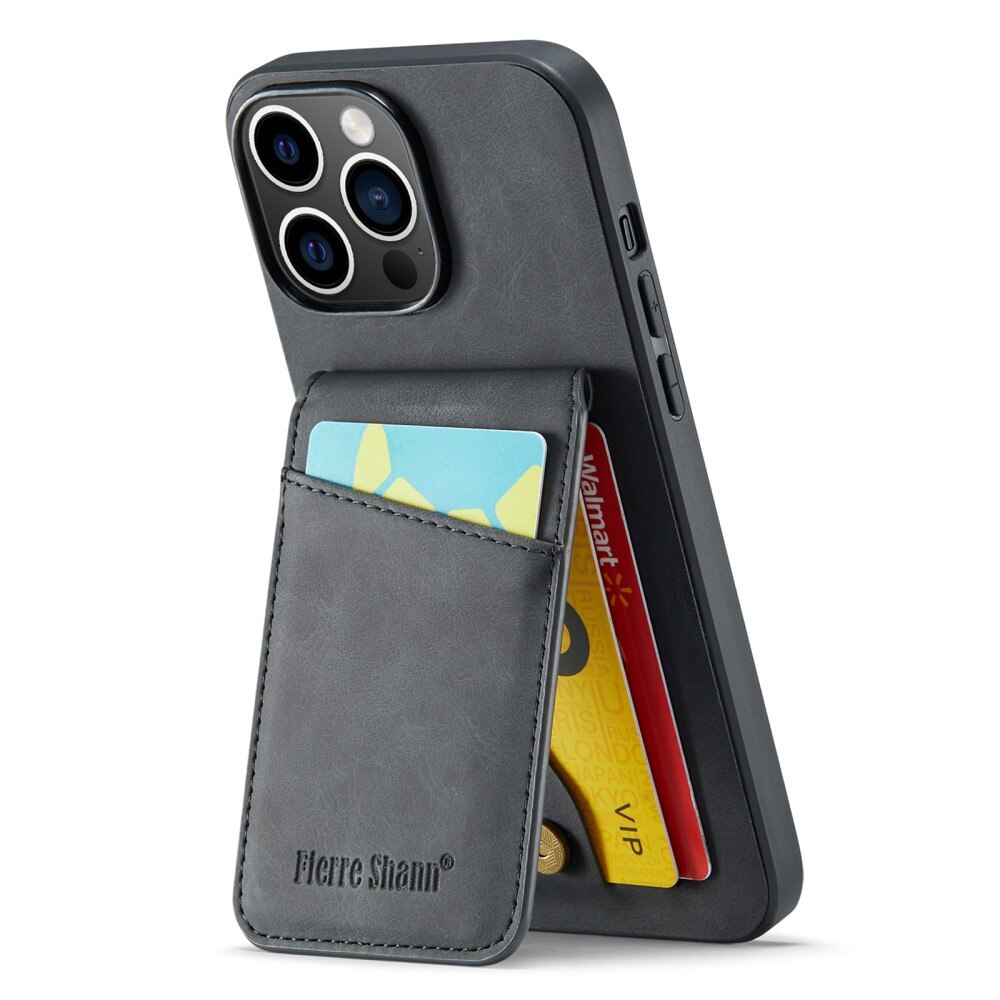 Multi-slot RFID-blocking Kuori iPhone 14 Pro musta