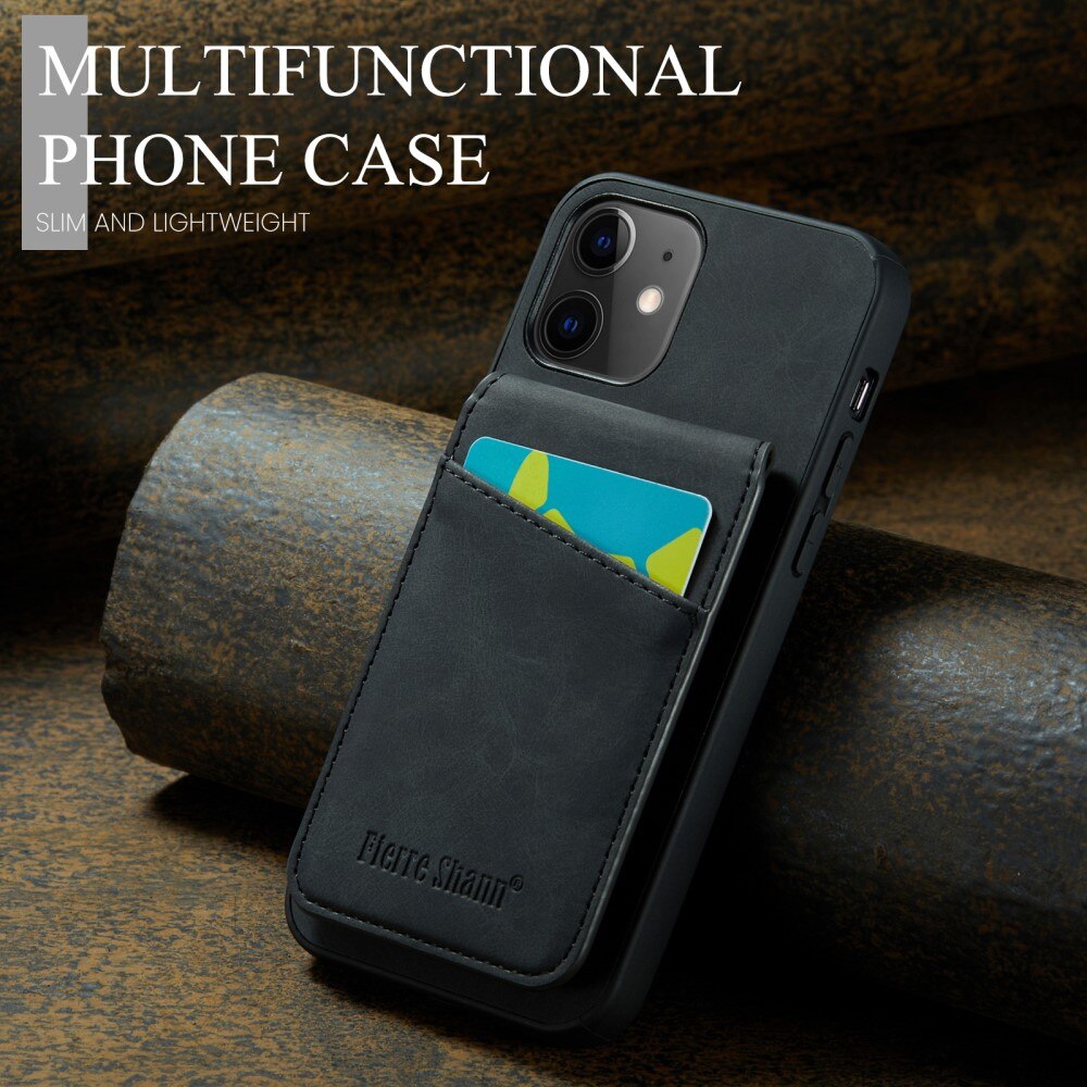 Multi-slot RFID-blocking Kuori iPhone 12/12 Pro musta