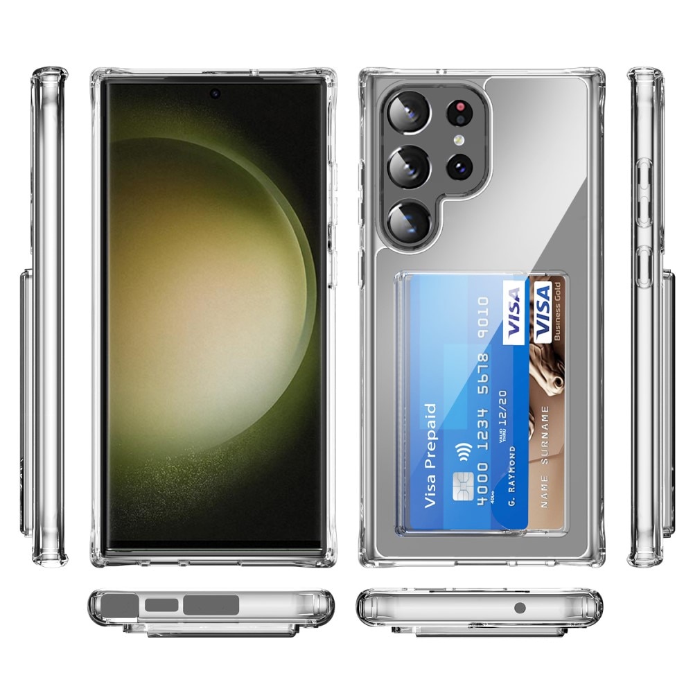 Hybridikuori Korttitasku Samsung Galaxy S23 Ultra kirkas