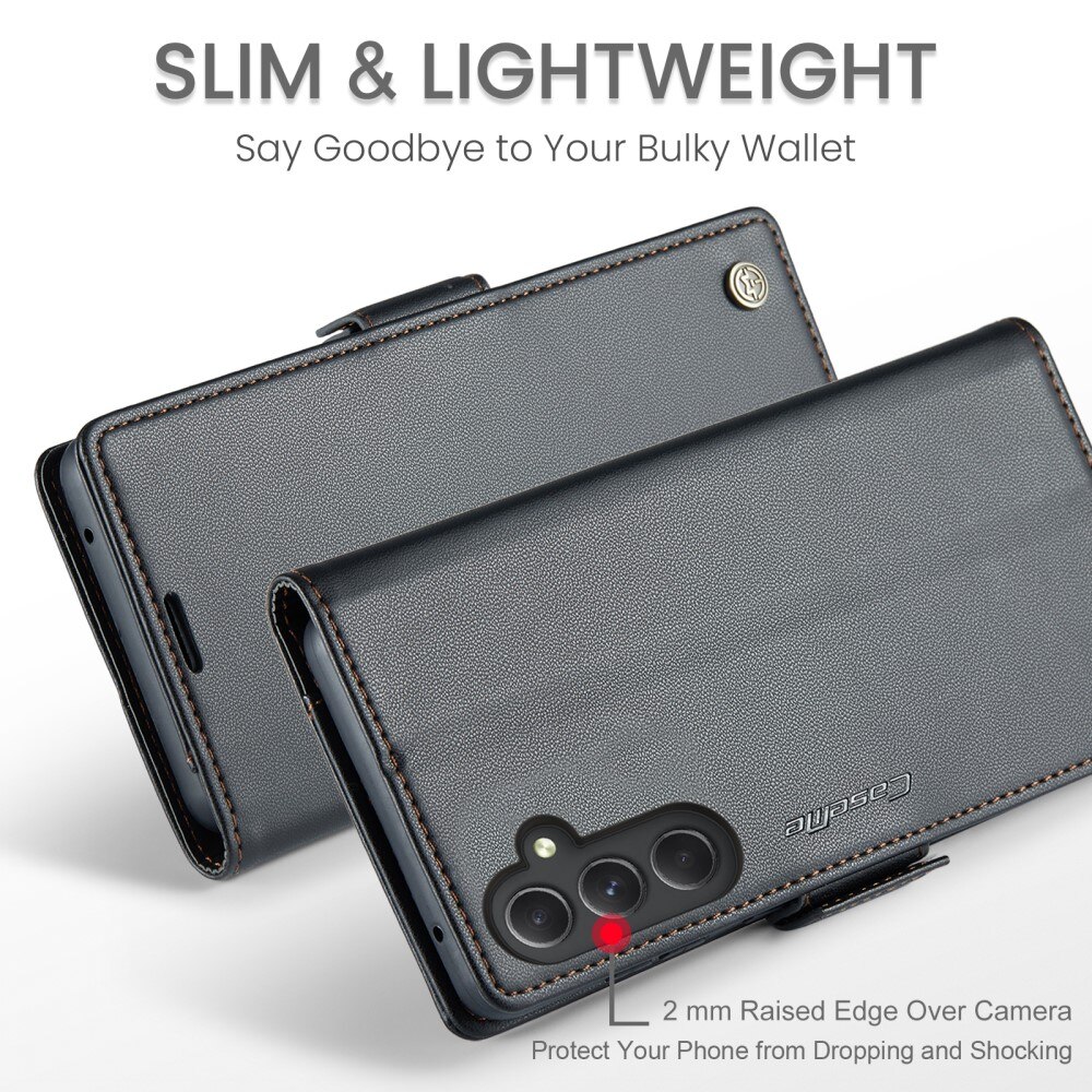 RFID Slim Lompakkokotelo Samsung Galaxy A54 Musta