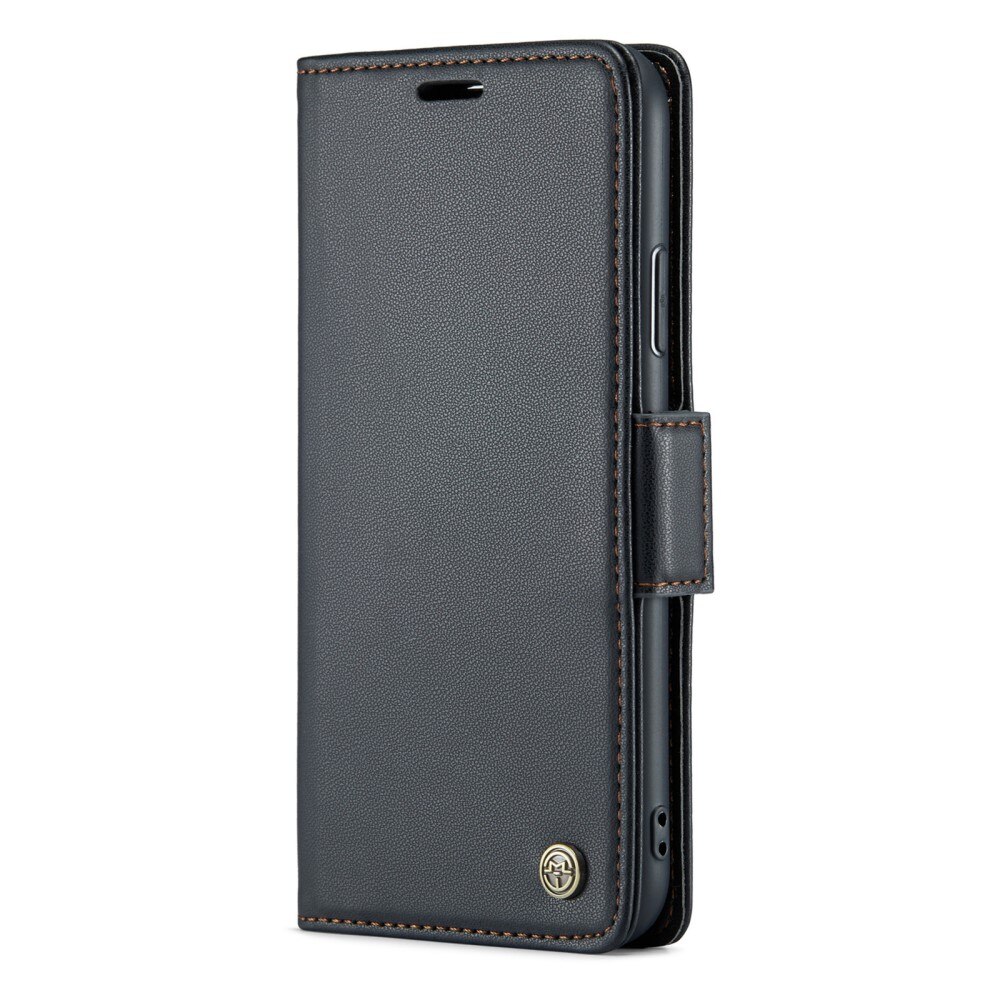 RFID Slim Lompakkokotelo iPhone Xr Musta