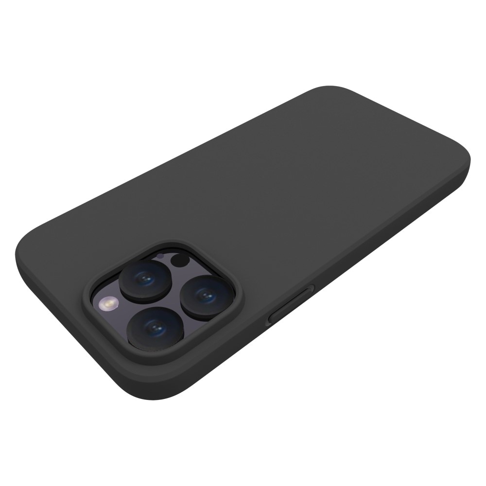 TPU suojakuori iPhone 15 Pro Max musta