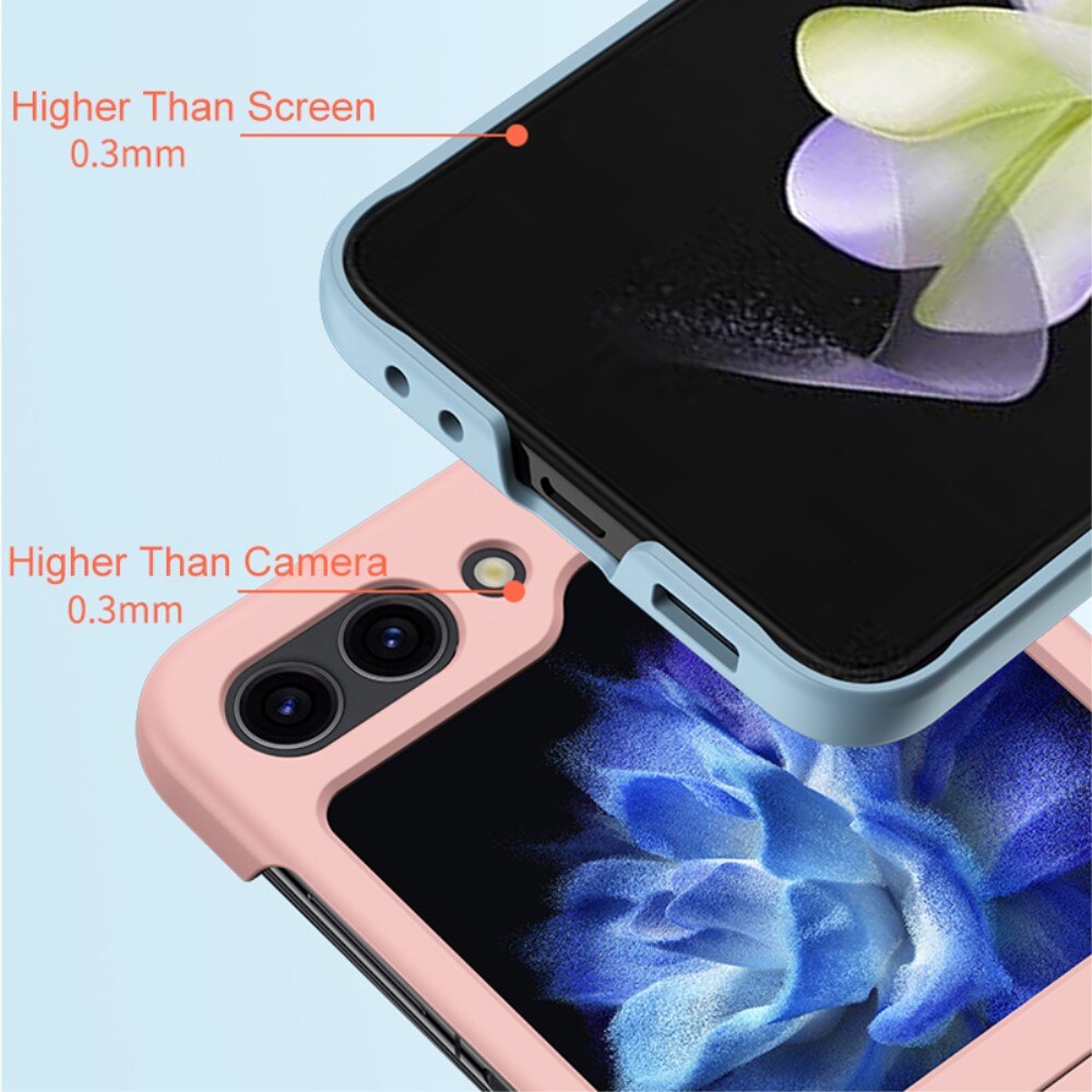 Hard Case Rubberized Samsung Galaxy Z Flip 5 vaaleanpunainen