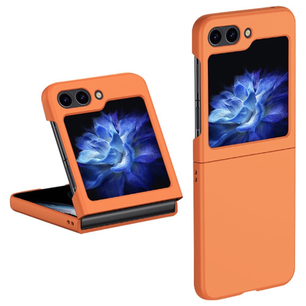 Hard Case Rubberized Samsung Galaxy Z Flip 5 oranssi