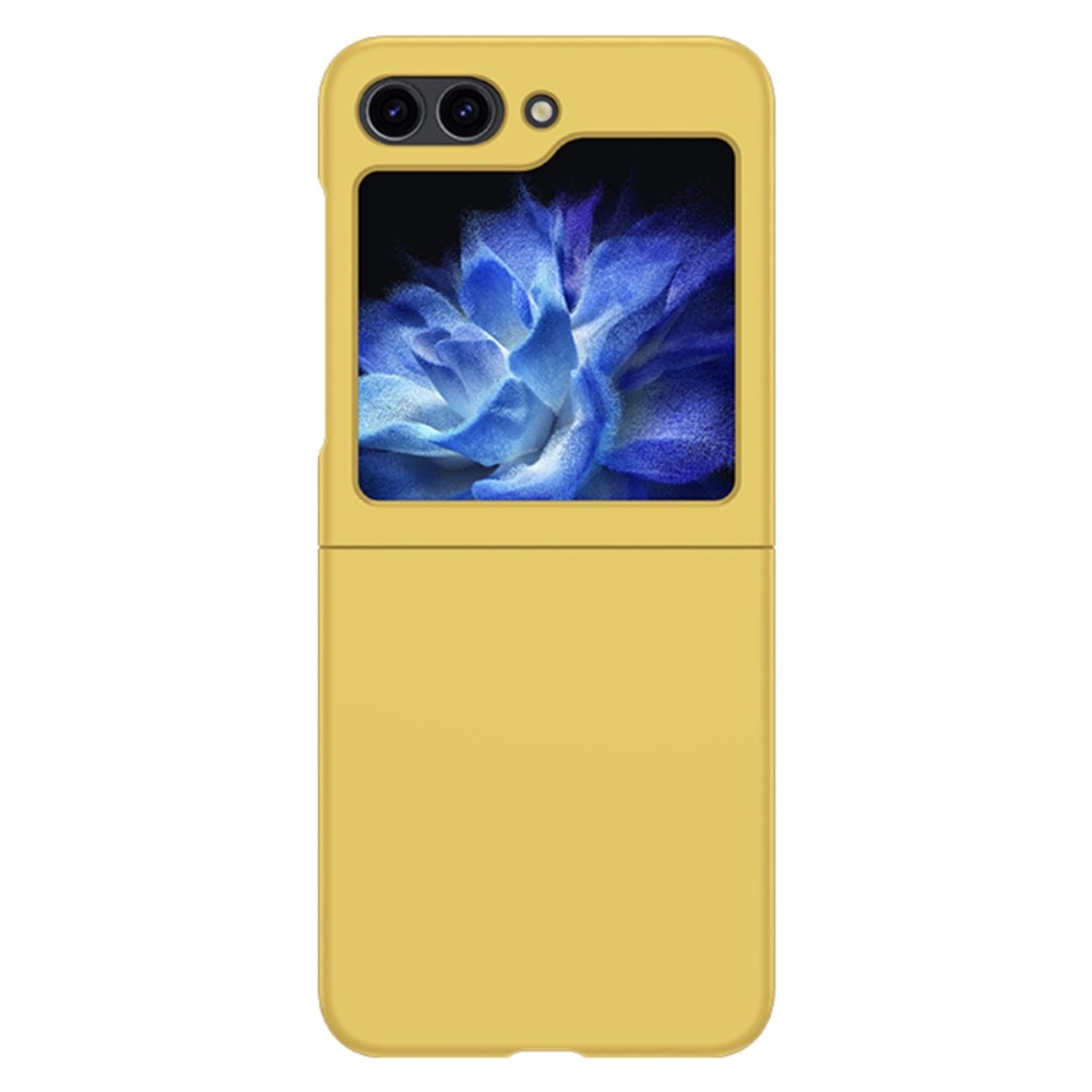 Hard Case Rubberized Samsung Galaxy Z Flip 5 keltainen