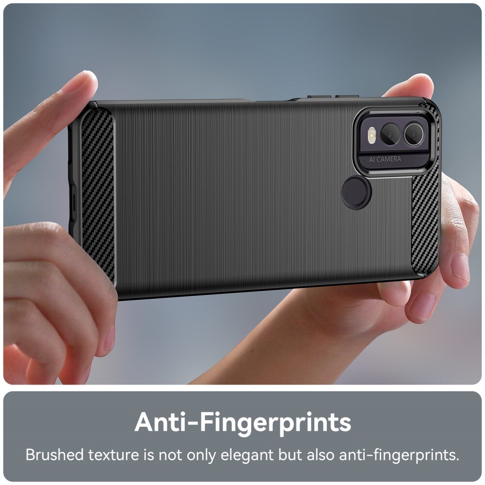  Nokia C22 Kuori TPU Brushed Musta