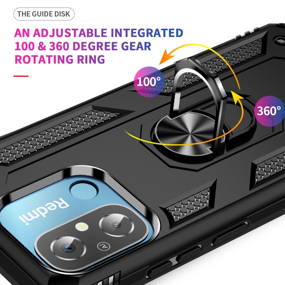 Hybridikuori Tech Ring Xiaomi Redmi 12C musta