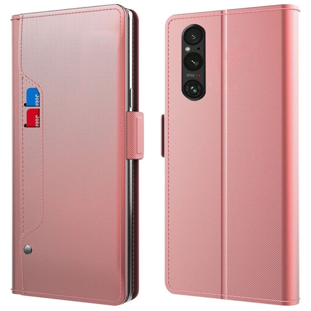 Suojakotelo Peili Sony Xperia 1 V vaaleanpunainen