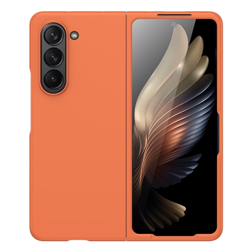 Hard Case Rubberized Samsung Galaxy Z Fold 5 oranssi