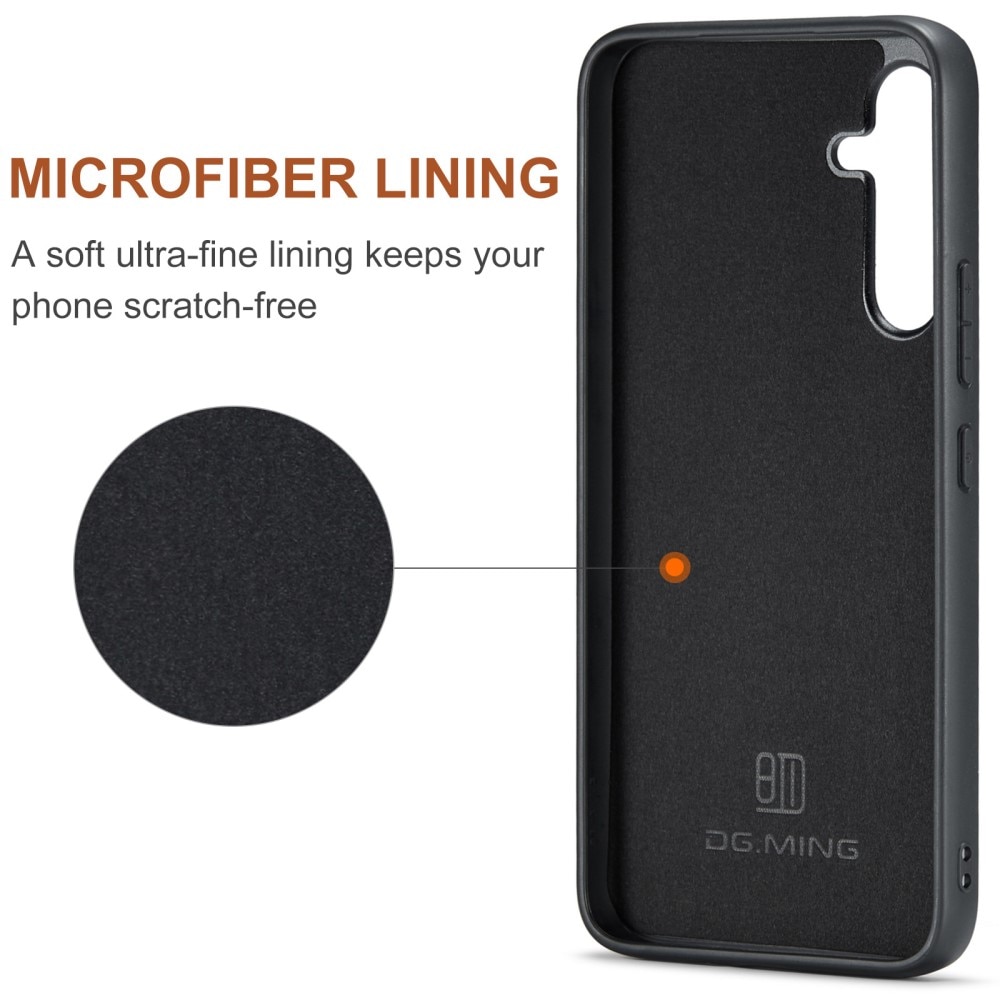 Magnetic Card Slot Case Samsung Galaxy A54 Musta