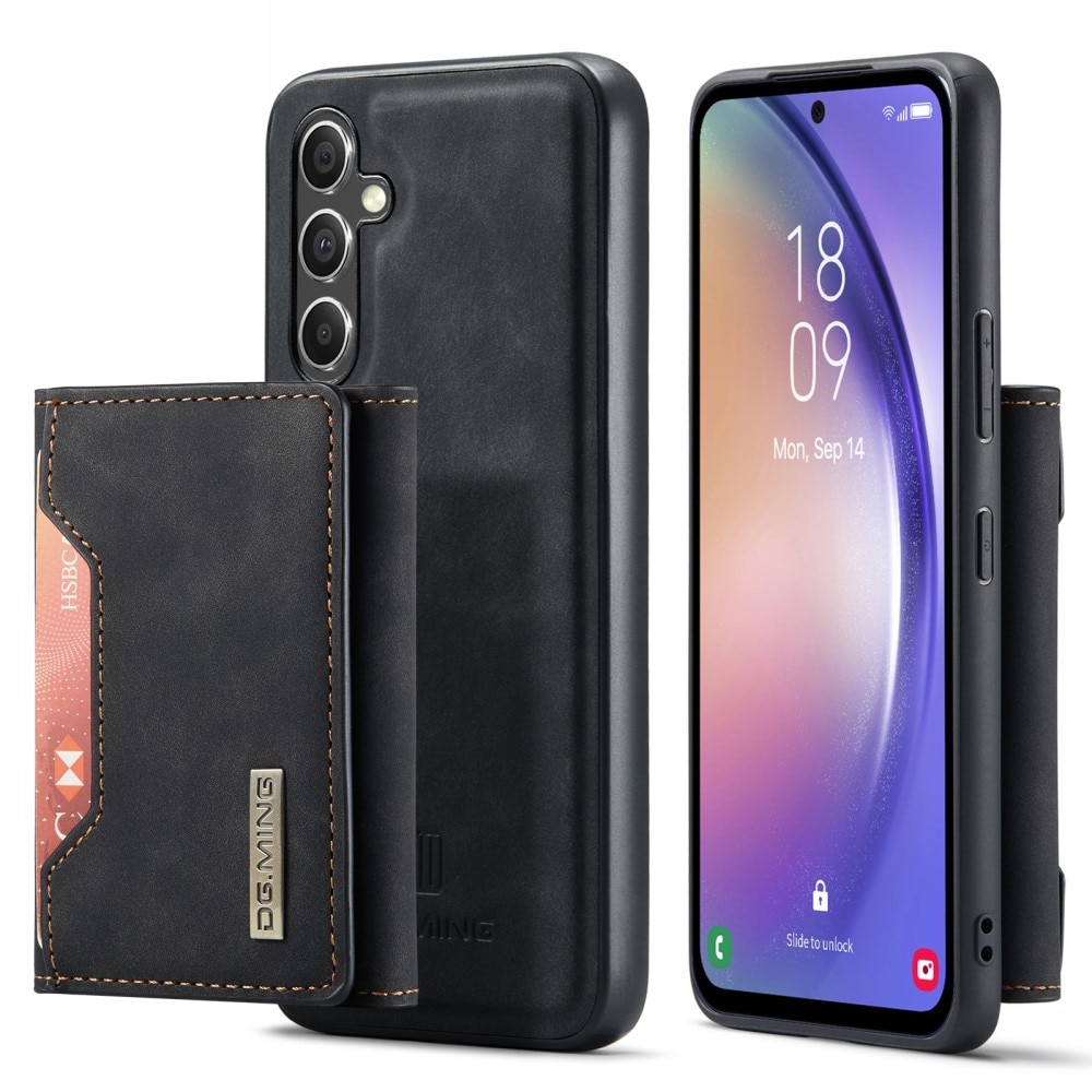 Magnetic Card Slot Case Samsung Galaxy A54 Musta