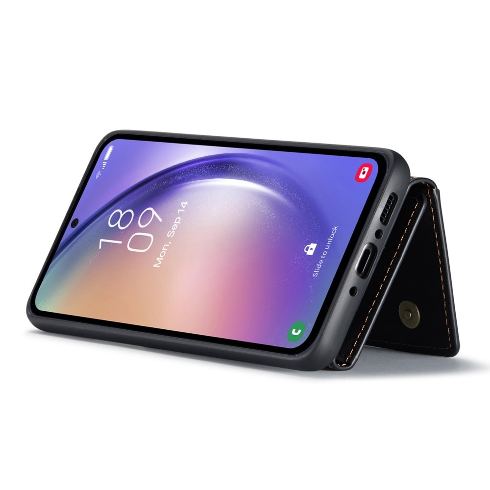 Magnetic Card Slot Case Samsung Galaxy A54 Musta